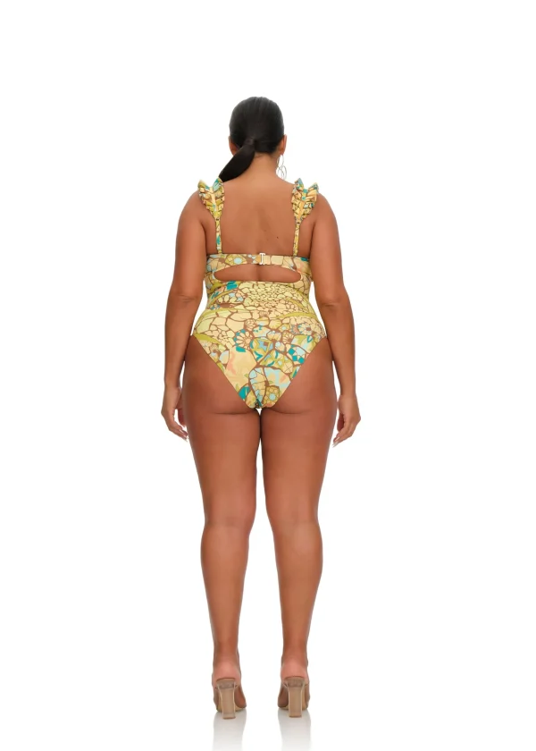 Best Andrea Iyamah Kuji One Piece Swimsuit-Ilia Print