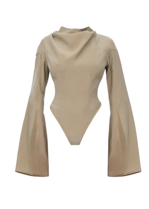 Cheap Andrea Iyamah Kula Bodysuit-Rosemary