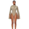 Cheap Andrea Iyamah Kula Bodysuit-Rosemary