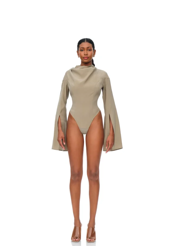 Cheap Andrea Iyamah Kula Bodysuit-Rosemary