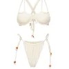 Clearance Andrea Iyamah Lani Bikini-Ivory