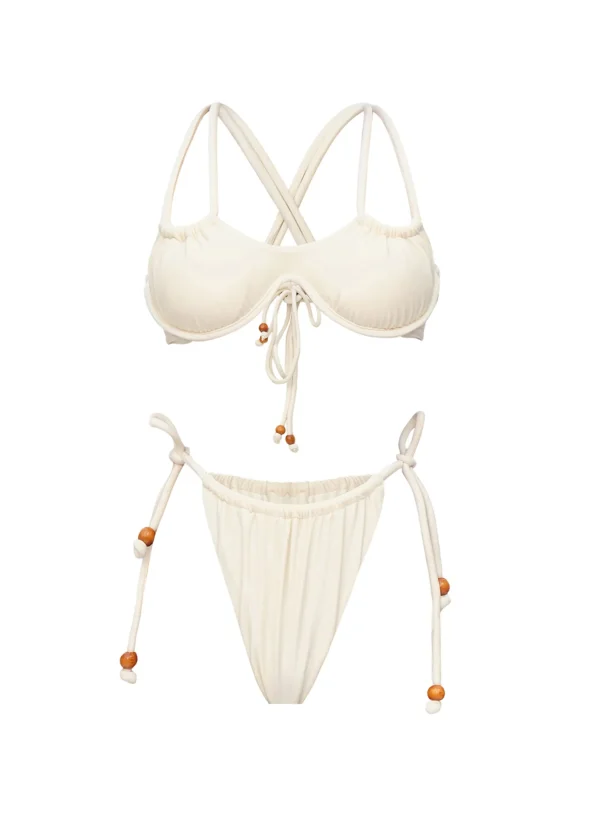 Clearance Andrea Iyamah Lani Bikini-Ivory