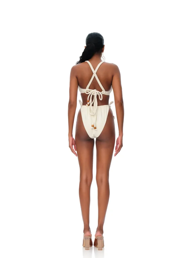 Clearance Andrea Iyamah Lani Bikini-Ivory