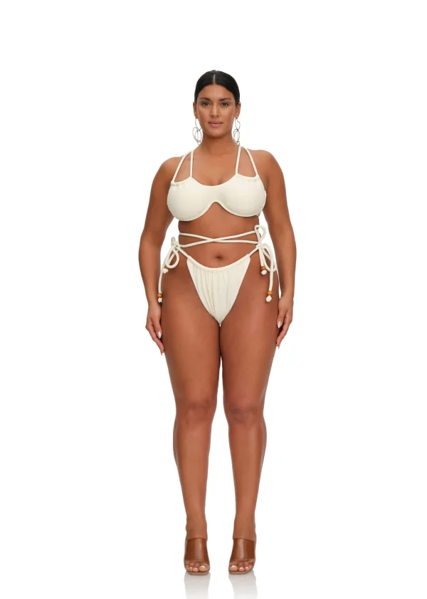Clearance Andrea Iyamah Lani Bikini-Ivory
