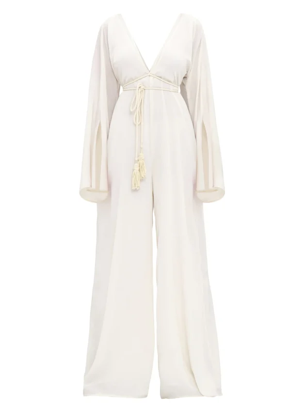 Best Sale Andrea Iyamah Lili Jumpsuit-Ivory