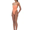 Outlet Andrea Iyamah Lima Peach One Piece Swimsuit