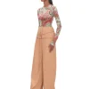 Best Sale Andrea Iyamah Linea Toffee Pleated Pants