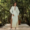Cheap Andrea Iyamah Lino Bodysuit-Limestone