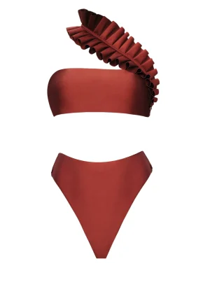 New Andrea Iyamah Liva Bikini-Chocolate
