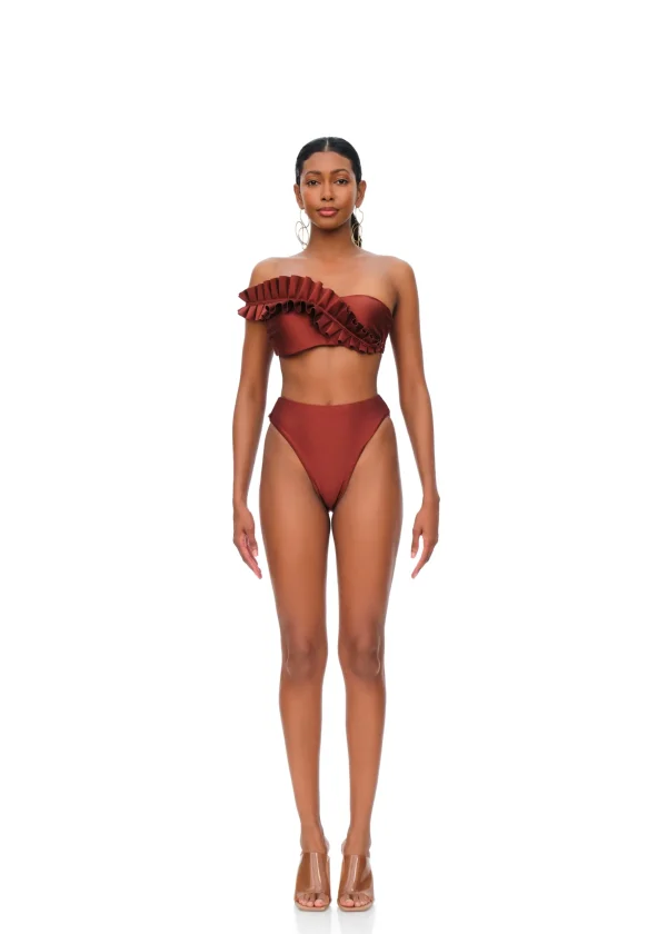 New Andrea Iyamah Liva Bikini-Chocolate