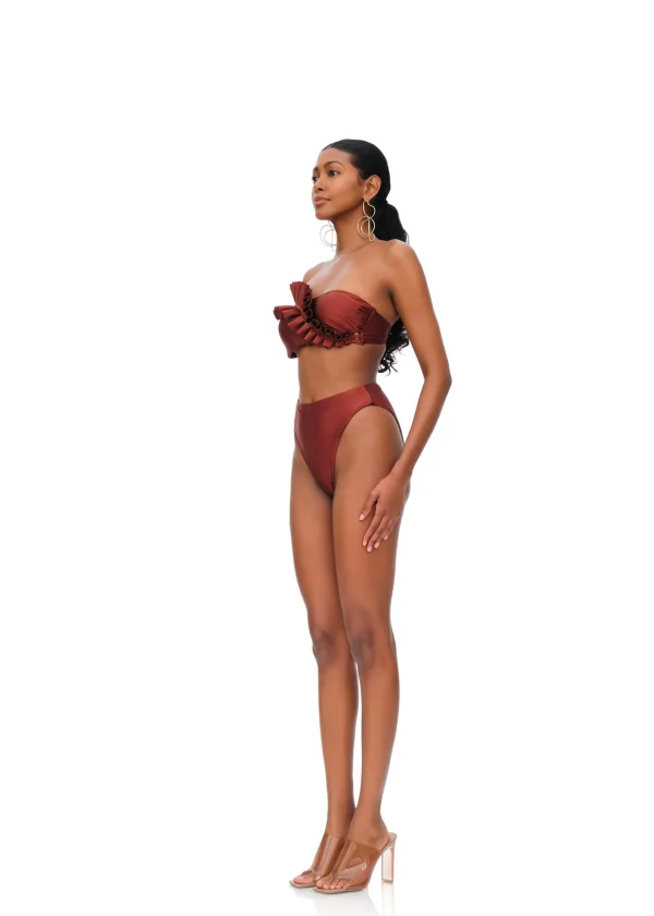 New Andrea Iyamah Liva Bikini-Chocolate