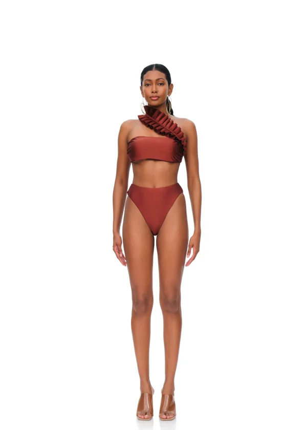 New Andrea Iyamah Liva Bikini-Chocolate