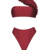 Cheap Andrea Iyamah Liva Bikini-Wine