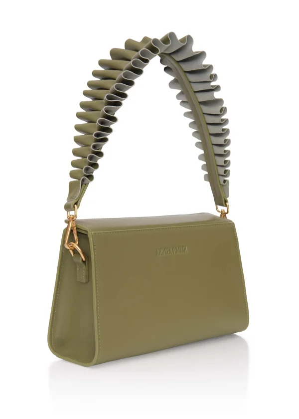 Cheap Andrea Iyamah Mala Green Shoulder Bag