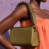 Cheap Andrea Iyamah Mala Green Shoulder Bag