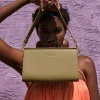 Cheap Andrea Iyamah Mala Green Shoulder Bag