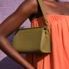 Cheap Andrea Iyamah Mala Green Shoulder Bag