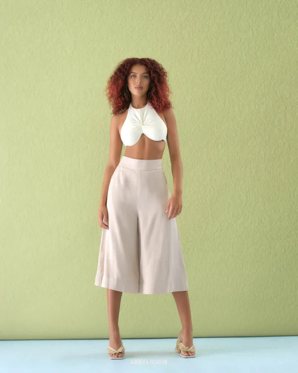 Cheap Andrea Iyamah Mos Culotte-Chalk