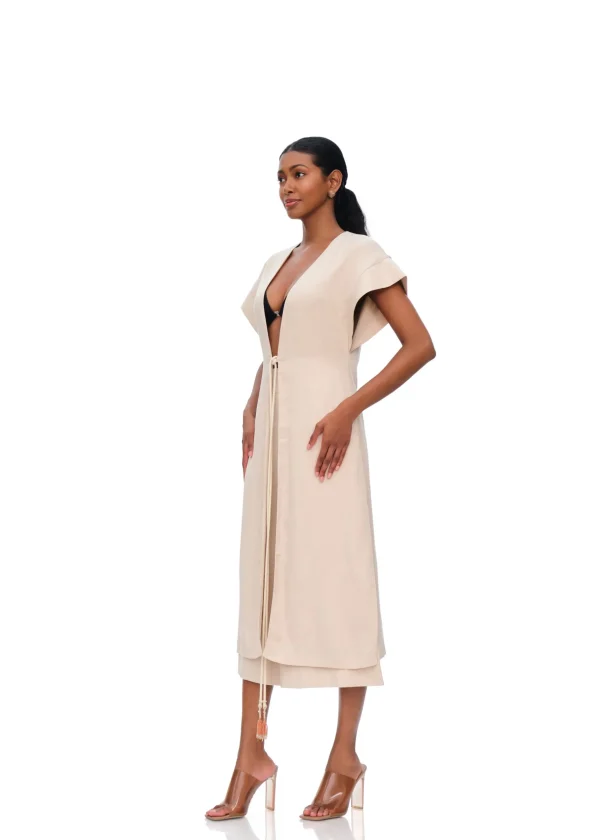 Discount Andrea Iyamah Mos Jacket-Chalk