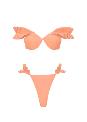 Clearance Andrea Iyamah Mulan Bikini-Peach