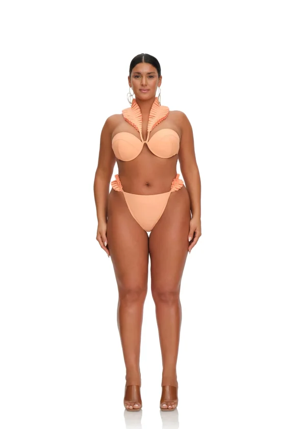Clearance Andrea Iyamah Mulan Bikini-Peach