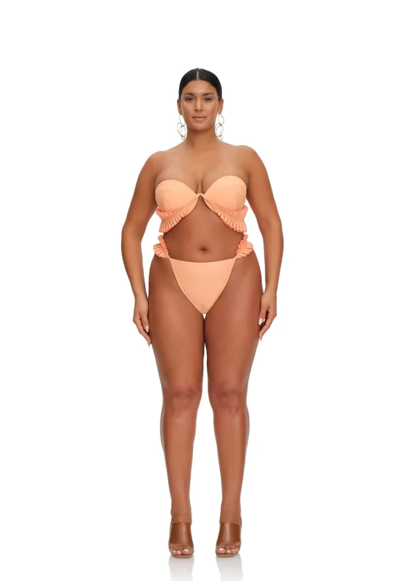 Clearance Andrea Iyamah Mulan Bikini-Peach