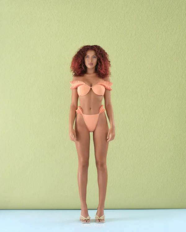 Clearance Andrea Iyamah Mulan Bikini-Peach