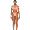 Clearance Andrea Iyamah Mulan Bikini-Peach