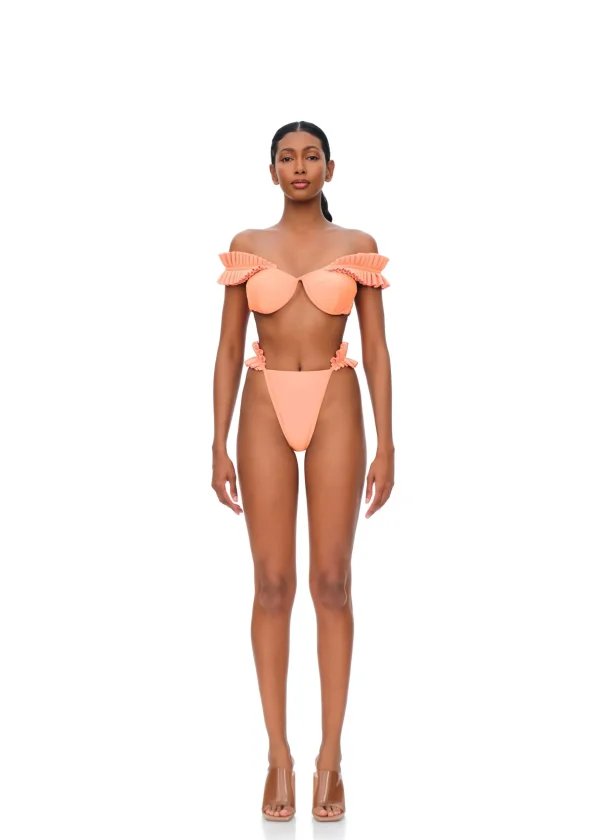 Clearance Andrea Iyamah Mulan Bikini-Peach