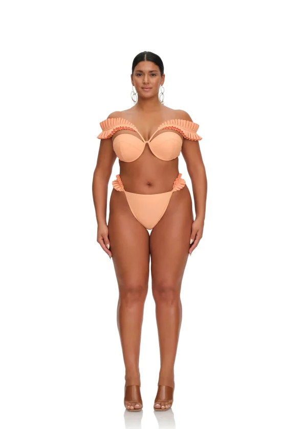 Clearance Andrea Iyamah Mulan Bikini-Peach