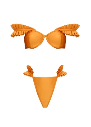 Discount Andrea Iyamah Mulan Bikini-Sunset Gold