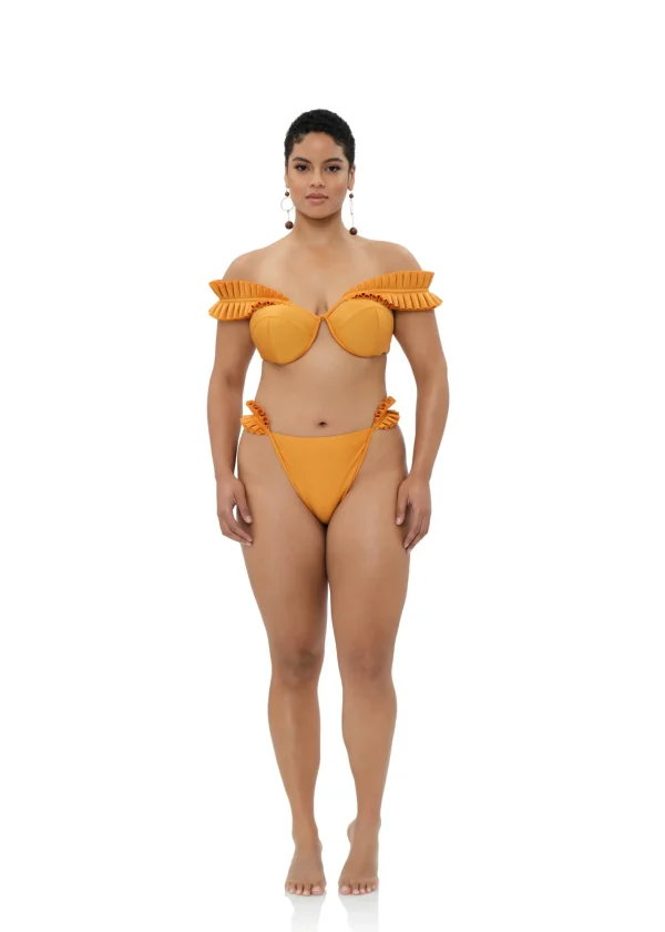Flash Sale Andrea Iyamah Mulan Bikini-Sunset Gold