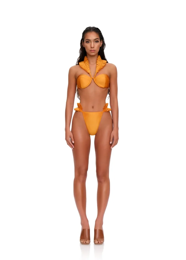 Flash Sale Andrea Iyamah Mulan Bikini-Sunset Gold