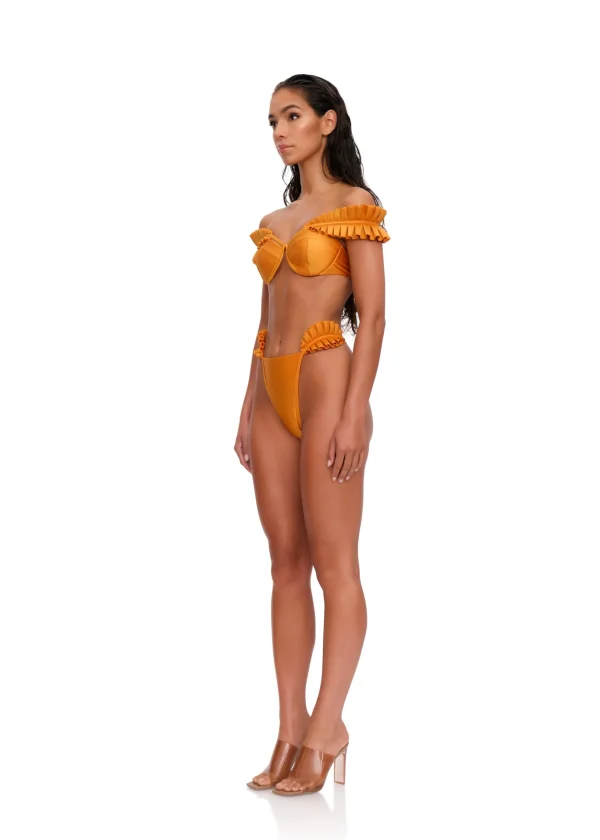 Flash Sale Andrea Iyamah Mulan Bikini-Sunset Gold