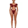 Online Andrea Iyamah Mulan Bikini-Wine