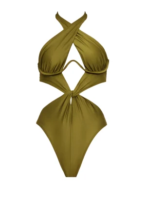Clearance Andrea Iyamah Nayo One Piece Swimsuit-Emerald