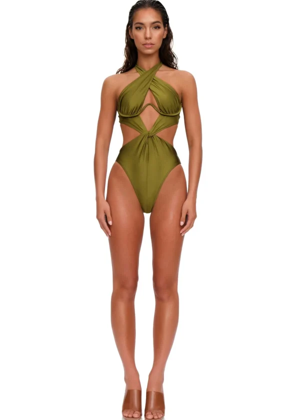 Clearance Andrea Iyamah Nayo One Piece Swimsuit-Emerald