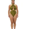 Clearance Andrea Iyamah Nayo One Piece Swimsuit-Emerald