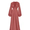 Discount Andrea Iyamah Neema Dusty Apricot Robe