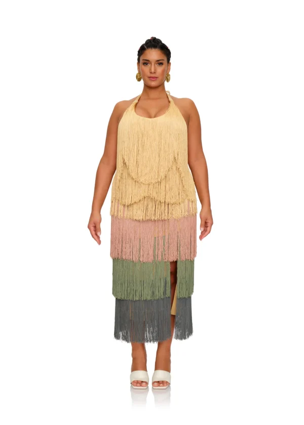 Cheap Andrea Iyamah Neme Midi Dress