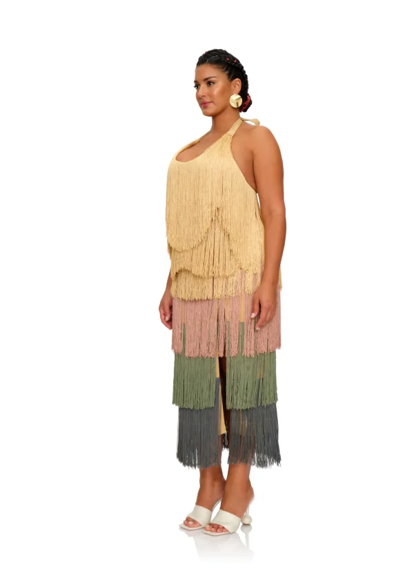 Cheap Andrea Iyamah Neme Midi Dress