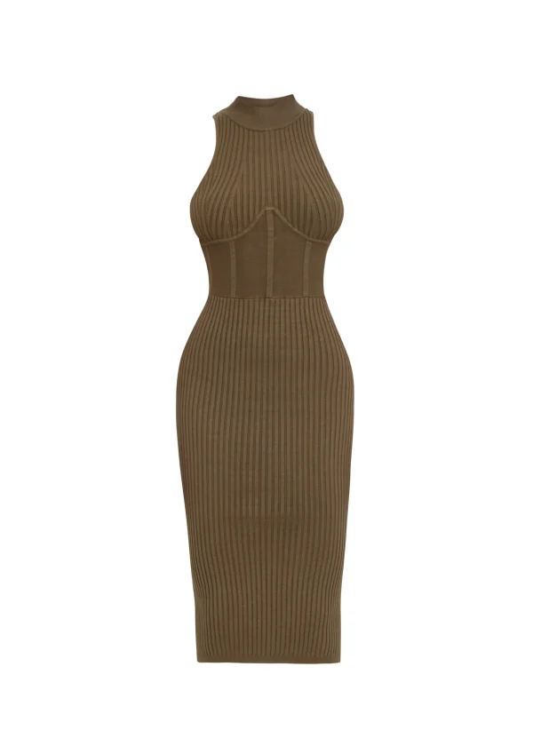 Fashion Andrea Iyamah Nesi Jade Knit Midi Dress