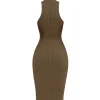 Fashion Andrea Iyamah Nesi Jade Knit Midi Dress