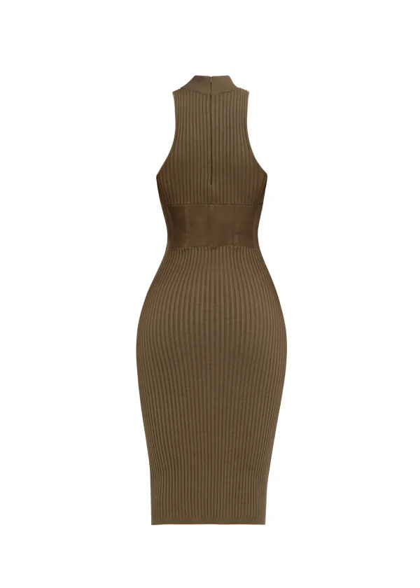 Fashion Andrea Iyamah Nesi Jade Knit Midi Dress