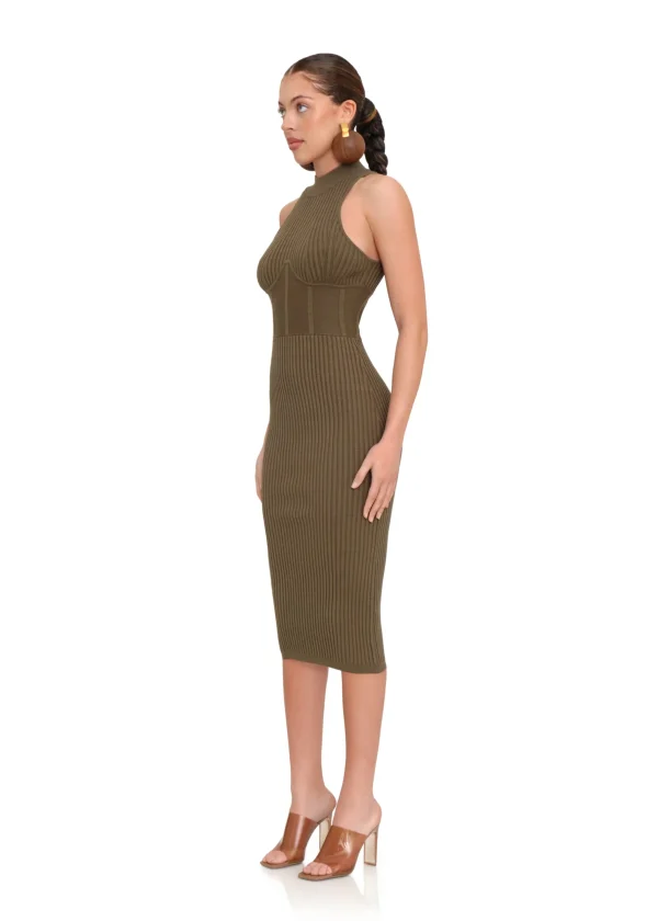 Fashion Andrea Iyamah Nesi Jade Knit Midi Dress