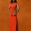 Outlet Andrea Iyamah Niro Dress-Sunset