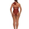 Best Andrea Iyamah Nisi One Piece Swimsuit-Chocolate