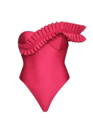 Flash Sale Andrea Iyamah Nisi One Piece Swimsuit-Ruby