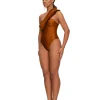 Best Andrea Iyamah Nisi One Piece Swimsuit-Sand