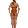 Best Andrea Iyamah Nisi One Piece Swimsuit-Sand